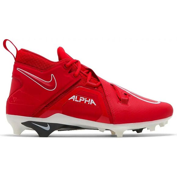 Nike Alpha Menace Pro 3 University Red White CT6649-616 Mens Football Cleats New - Picture 2 of 9